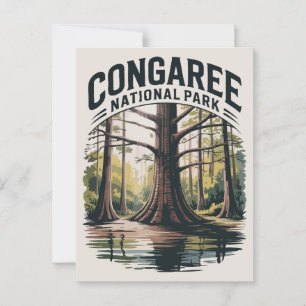 Carte Postale Parc national du Congaree Caroline du Sud Wilderne