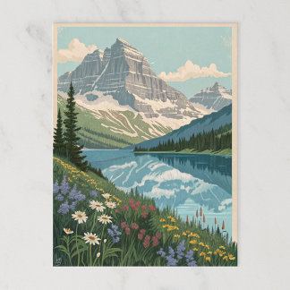 Carte Postale Parc national du Glacier