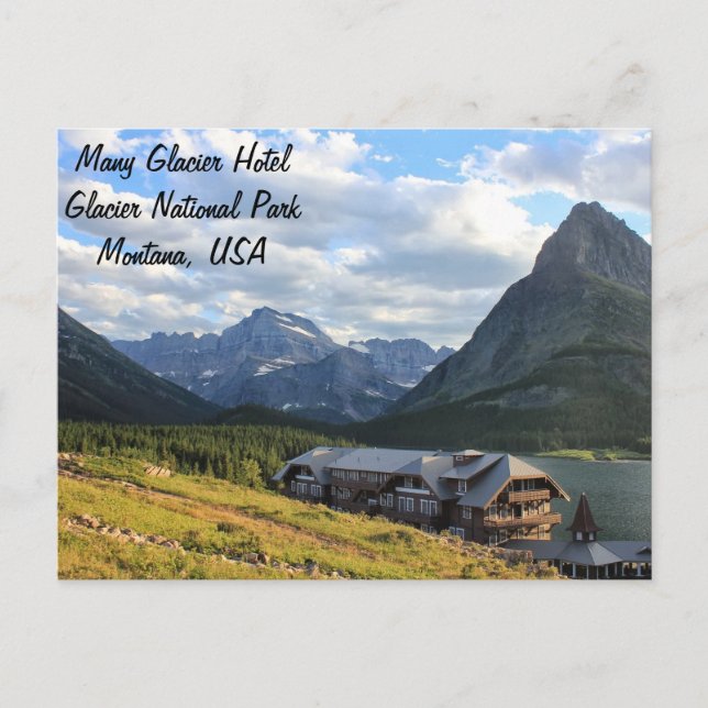 Carte Postale Parc national du Glacier - Hôtel de Glacier (Devant)