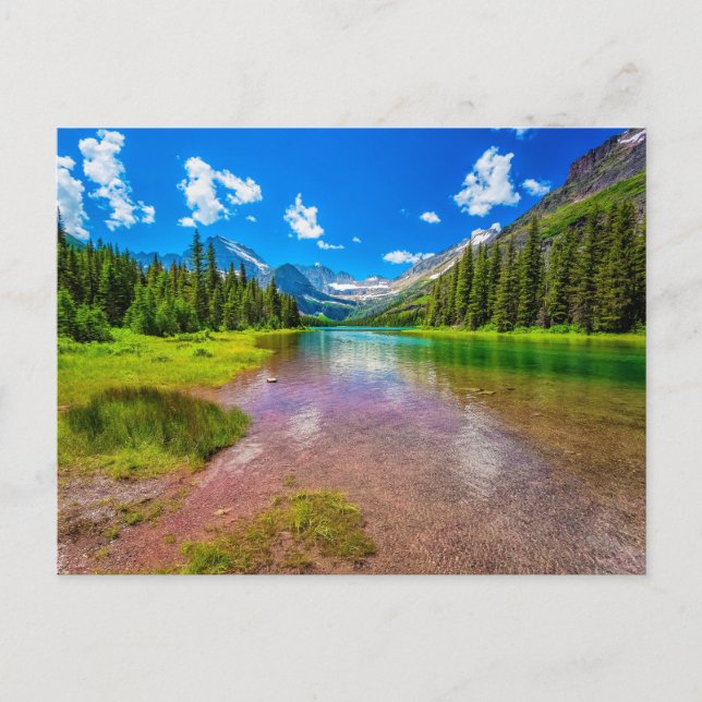 Carte Postale Parc national du Glacier, Montana, États-Unis (Devant)