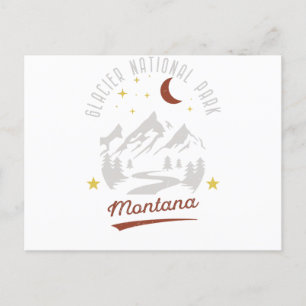 Carte Postale Parc national du Glacier vintage Montana