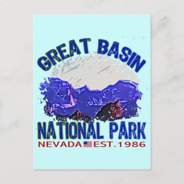 Carte Postale Parc national du Grand Bassin, Nevada (Devant)