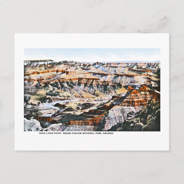 Carte Postale Parc national du Grand Canyon, Arizona (Devant)