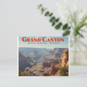 Carte Postale Parc national du Grand Canyon Arizona Retro