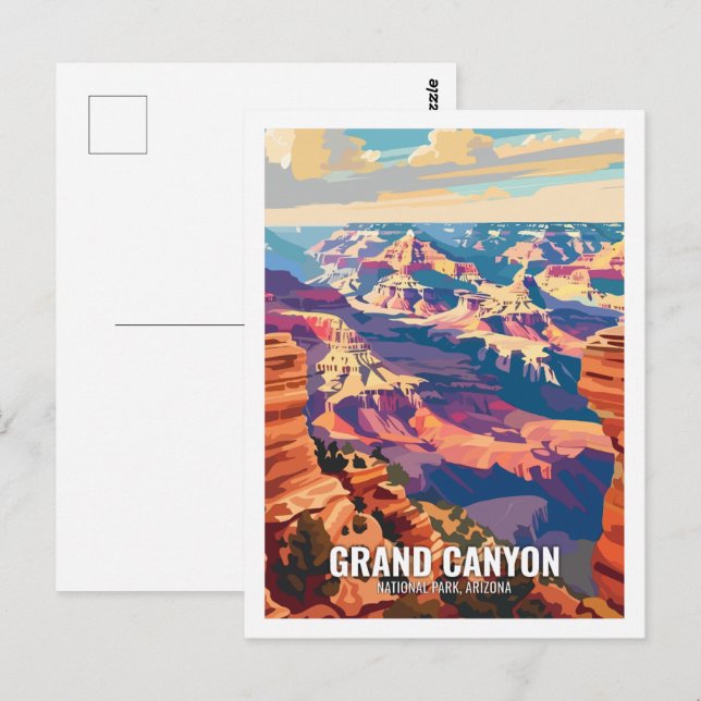 Carte Postale Parc national du Grand Canyon Arizona USA (Devant / Derrière)