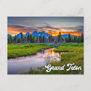 Carte Postale Parc national du Grand Teton, Wyoming