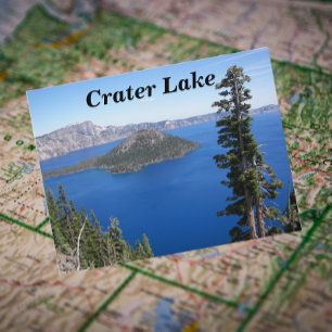 Carte Postale Parc national du lac Crater - photo de voyage