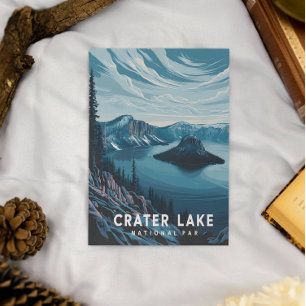 Carte Postale Parc national du lac Crater : une oasis bleue
