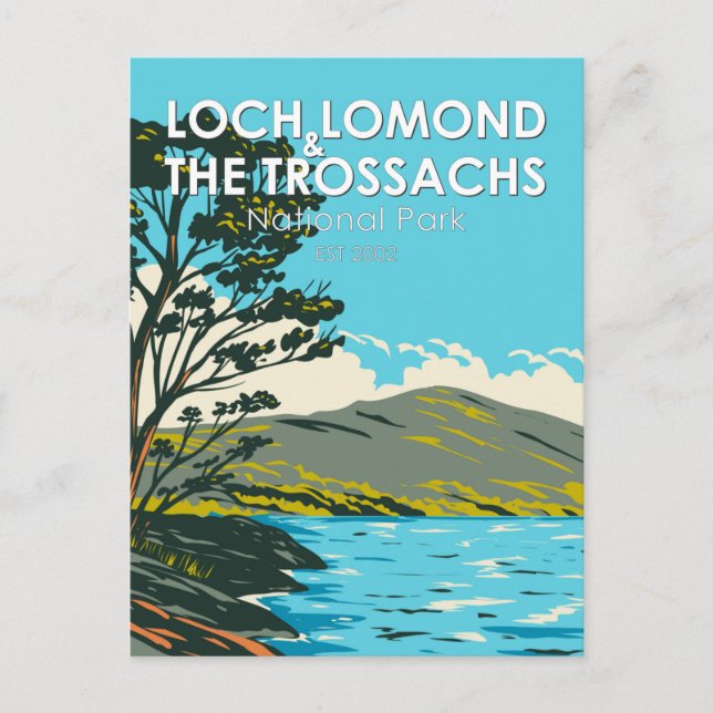 Carte Postale Parc national du Loch Lomond et des Trossachs (Devant)