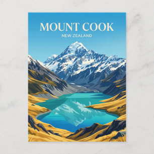 Carte Postale Parc national du Mont Cook Nouvelle-Zélande