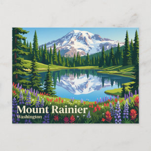 Carte Postale Parc national du mont Rainier États-Unis