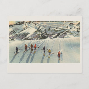 Carte Postale Parc national du Mont-Rainier Ski Mazama Ridge