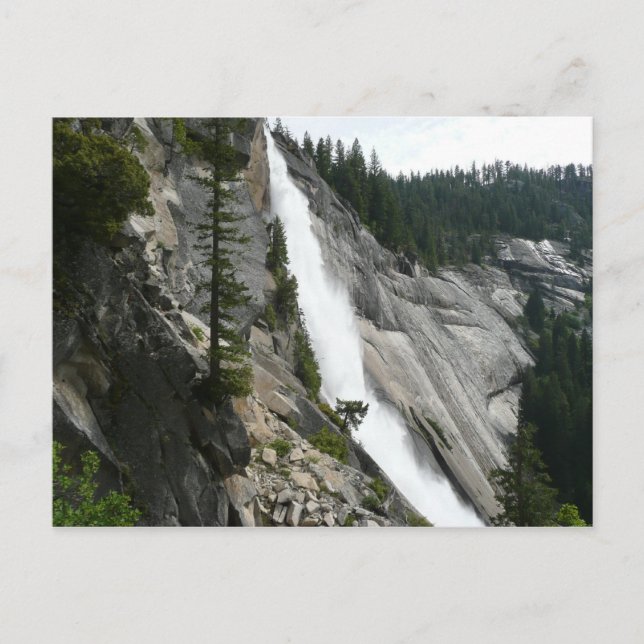 Carte Postale Parc national du Nevada Falls at Yosemite (Devant)