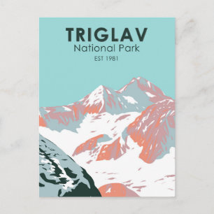 Carte Postale Parc national du Triglav Mont Triglav Slovénie