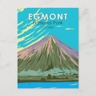 Carte Postale Parc national Egmont Nouvelle-Zélande Vintage