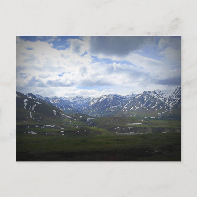 Carte Postale Parc national et réserve de Denali, Alaska (Devant)