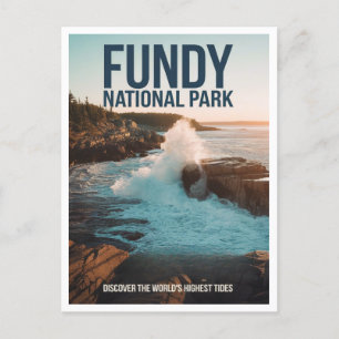 Carte Postale Parc national Fundy Canada Voyage