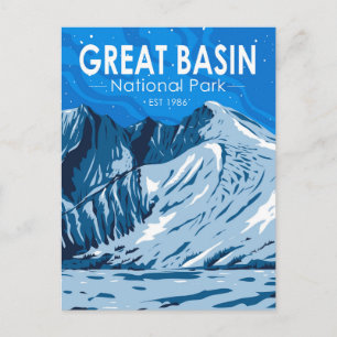 Carte Postale Parc national Great Basin Pic Wheeler Vintage