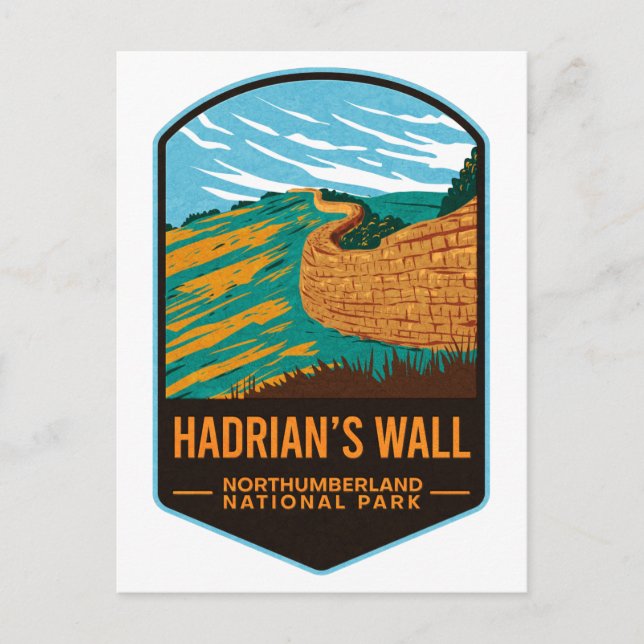 Carte Postale Parc national Hardians Wall Northumberland (Devant)