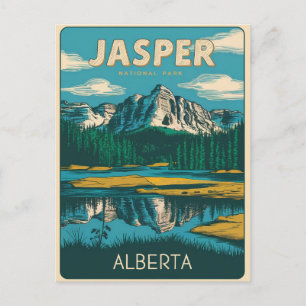 Carte Postale Parc national Jasper alberta canada cadeaux vintag