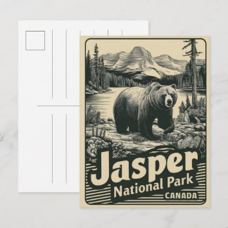 Carte Postale Parc national Jasper alberta canada cadeaux vintag