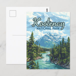 Carte Postale Parc national Kootenay Canada Colombie-Britannique