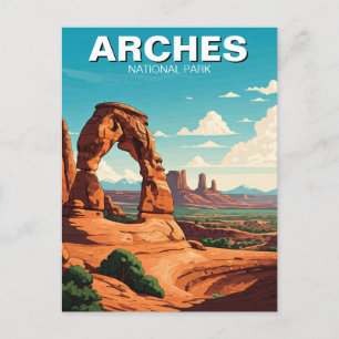 Carte Postale Parc national Moab Utah Arches Delicate Arch