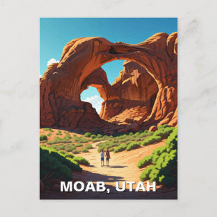 Carte Postale Parc national Moab Utah Arches Double Arche
