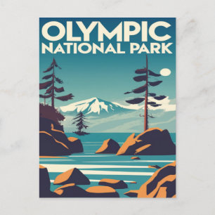 Carte Postale Parc national olympique Washington Rocky Beach