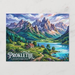 Carte Postale Parc national Prokletije Monténégro