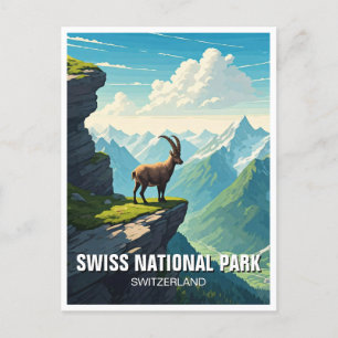 Carte Postale Parc national suisse Suisse