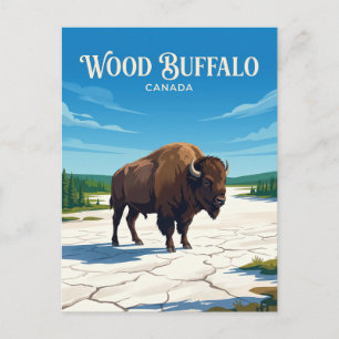 Carte Postale Parc national Wood Buffalo Canada