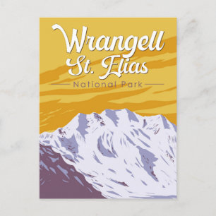 Carte Postale Parc national Wrangell St. Elias Illustration
