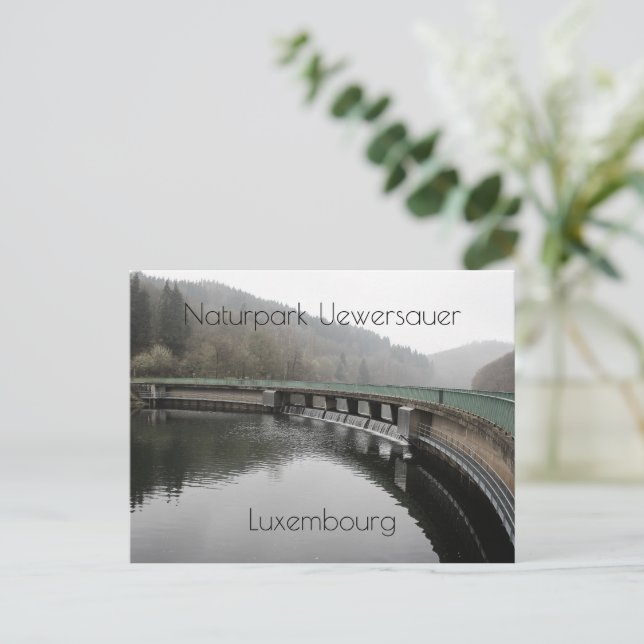 Carte Postale Parc naturel Upper Sure, Luxembourg (Debout devant)