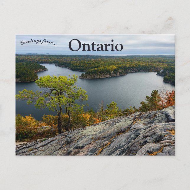 Carte Postale Parc provincial de Killarney Ontario (Devant)