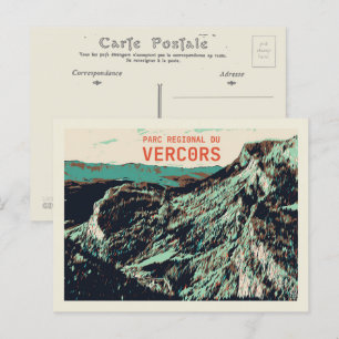 Carte Postale Parc régional du Vercors, Alpes montagnes France