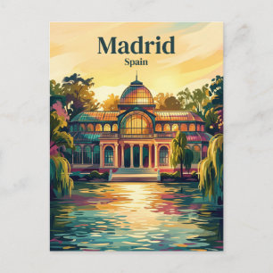 Carte Postale Parc Retiro Espagne