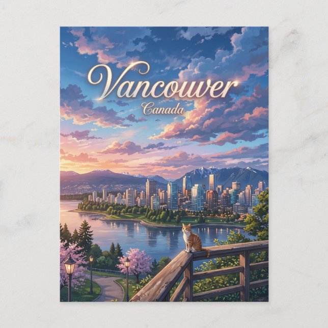 Carte Postale Parc Stanley Canada (Devant)