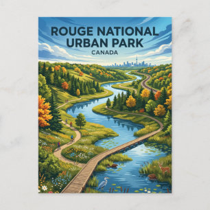 Carte Postale Parc urbain national de la Rouge Canada
