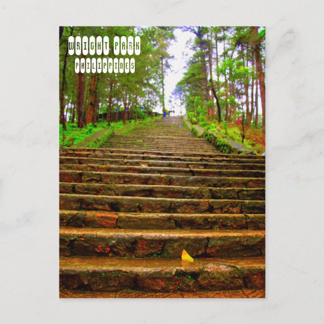 Carte Postale Parc Wright de Baguio (Devant)