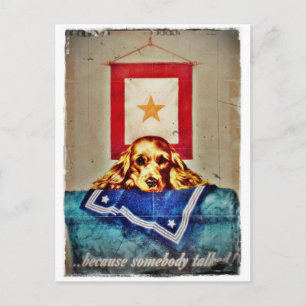 Carte Postale Parce que quelqu'un a parlé d'un 2ÈME GUERRE MONDI