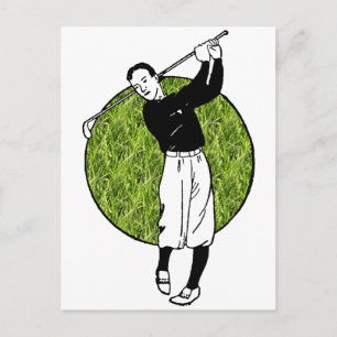 Carte Postale Parcours de golf approprié