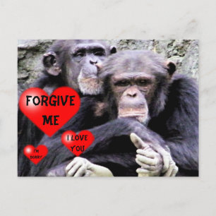 Carte Postale Pardonnez-moi, Désolé_