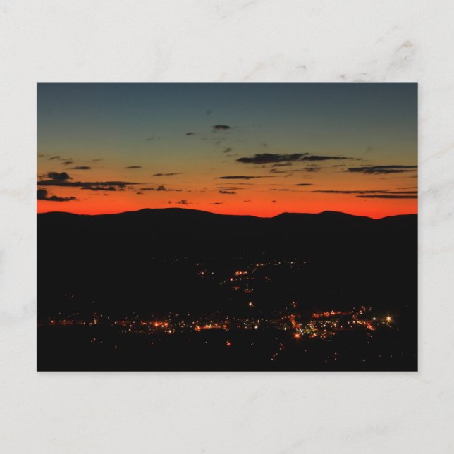 Carte Postale Pare-cheveux Mohawk Trail Tourner Twilight (Devant)