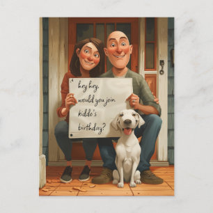 Carte Postale Parents de chiens