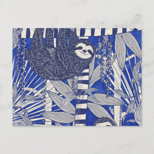 Carte Postale Paresseux de la jungle