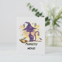 Parfaitement Malin - Violet Chat Sorcière Silhouet