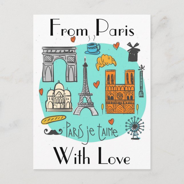 Carte Postale Paris (Devant)