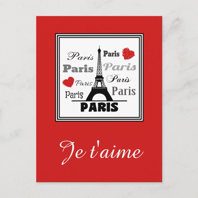 Carte Postale Paris (Devant)