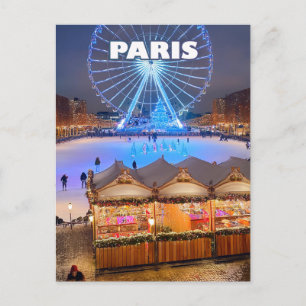Carte Postale Paris Christmas Wonder